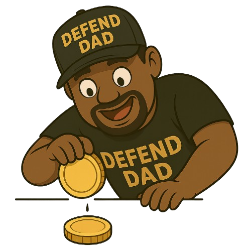 Dad dropping coin (click to support)