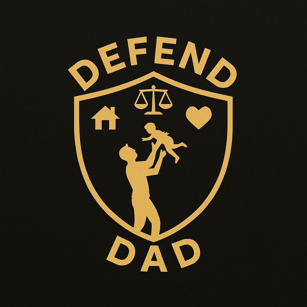 Defend Dad shield logo